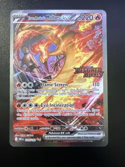 Team Rockets Moltres EX Destined Rivals Stamped 229/182 Pokemon TCG Near Mint - Image 1
