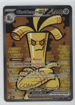 Gholdengo ex Special Illustration Rare Pokemon Scarlet & Violet Paradox Rift PAR - Image 1