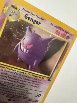 Pokemon Gengar Fossil Holo Rare 5/62 Unlimited Mint Condition PSA 10 Contender - Image 3