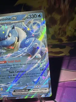 Blastoise ex 009/165 Double Rare MEW SV: Scarlet & Violet 151 Pokemon TCG NM - Image 2