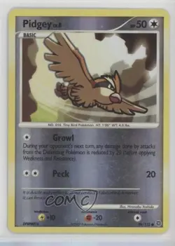 Pidgey Reverse Foil Pokemon Diamond & Pearl Secret Wonders #99 2007 - Image 1