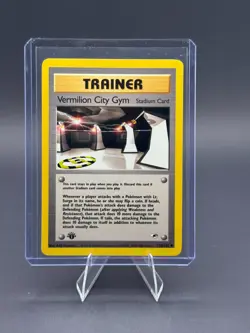 Vermilion City Gym Pokemon Gym Heroes 120 Uncommon 1st Edition Near Mint - Image 1