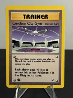 Celadon City Gym 107/132 1999 1st Edition Pokemon Gym Heroes Regular NM - Image 1