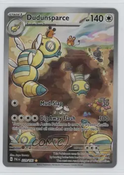 Dudunsparce Illustration Rare Pokemon Scarlet & Violet Paldea Evolved SV02 #229 - Image 1
