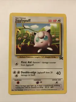 Pokemon TCG Jigglypuff Wizards Black Star Promos 7 Regular - Image 1