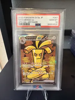PSA 10 GHOLDENGO EX SAR 2023 POKEMON JPN SV3A-RAGING SURF SPECIAL ART RARE #087 - Image 1