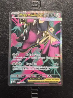 Pokemon TCG Me01: Mega Evolution Mega Mawile EX Ultra Rare 162/132 NM - Image 1