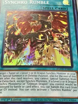 Cosmic Quasar Dragon + Synchro Rumble + Crimson Dragon | YuGiOh! - Image 5