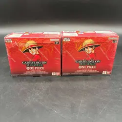 Lot of (2) One Piece English OP-13 Carrying On His Will Booster Boxes Sealed - Image 1