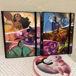 Disney Lorcana First Chapter & Shimmering Skies Portfolio Binder Lot of 2 - Image 1