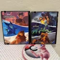Disney Lorcana First Chapter & Shimmering Skies Portfolio Binder Lot of 2 - Image 2