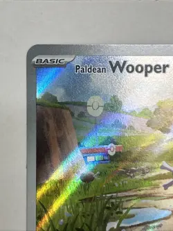 Paldean Wooper 102/094 PFL Illustration Rare Phantasmal Flames Pokemon Card NM - Image 4