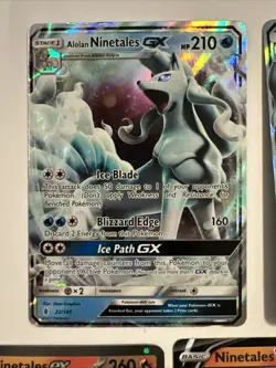 Pokemon NINETALES 5 Card Lot ~ EX V Alolan GX - Image 2