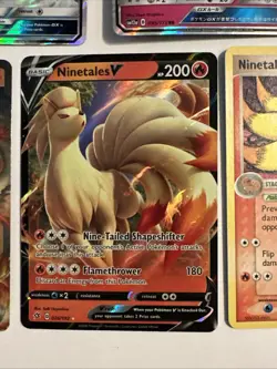 Pokemon NINETALES 5 Card Lot ~ EX V Alolan GX - Image 5