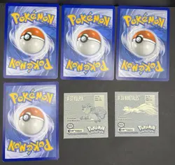 12x Pokemon Cards Ninetales Vulpix Lot - XY Cosmos Holo Rare Vintage Artbox TCG - Image 5