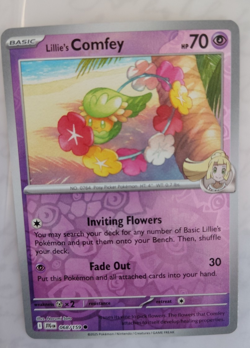Lillie’s Comfey 068/159 Journey Together Reverse Holo Pokemon Card - Image 1