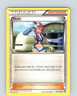 Pokemon TCG Skyla XY BREAKthrough 148/162 Regular Uncommon Card LP-NM - Image 1