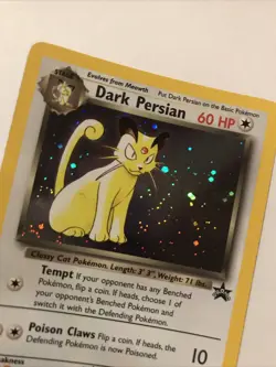 Dark Persian 17 Holo Black Star Promo WOTC Pokemon Card - Image 2