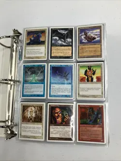 Magic The Gathering Cards Binder With Fifth Edition 6th And 7th Almost Complete - Image 3