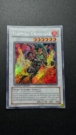 Flamvell Uruquizas HA01-EN024 Secret limited YUGIOH Card LP - Image 1
