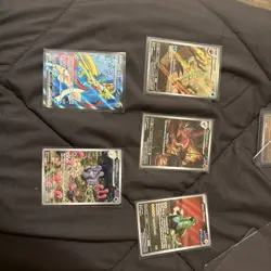 Pokemon Card Lot 5 EN IRs NM Iron thorns wugtrio zacian Omanyte Mint - Image 1