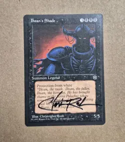 Unplayed Signed LP NM Ihsan's Shade Magic Homelands MTG CHRISTOPHER RUSH LOTUS - Image 1