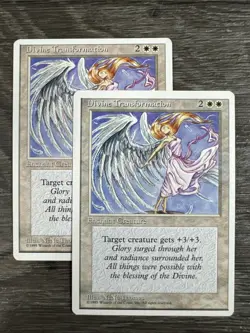 [X2] Divine Transformation - LP Uncommon #23 Fourth Edition MTG - Image 1