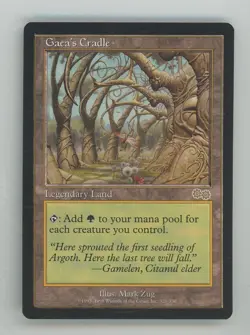 Magic The Gathering Urza's Saga English #321 Gaea's Cradle - Image 1
