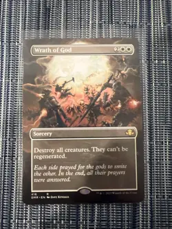 Wrath of God (Borderless) Dominaria Remastered - PACK FRESH - NM - MTG - Image 1