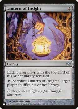 NM Lantern of Insight, MTG, The List, Magic the Gathering, 135 - Image 1