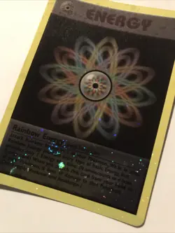 Rainbow Energy - WOTC League Promo Pokemon - Holo Card - Image 2