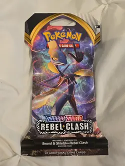 Pokemon SWSH02 Rebel Clash Sleeved Booster Pack - Image 1