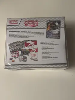 White Flare Pokemon Center Elite Trainer Box ETB | Scarlet & Violet | SEALED - Image 3