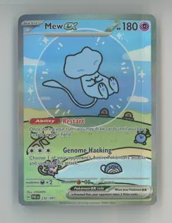 2024 Pokemon PAF EN Special Illustration Rare #232 Mew ex - Image 1