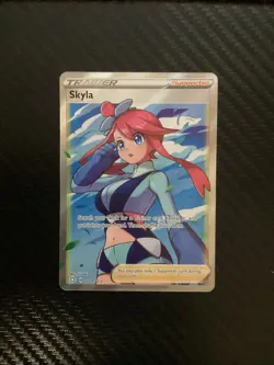 Skyla 072/072 Shining Fates Ultra Rare Full Art Pokemon TCG NM - Image 1