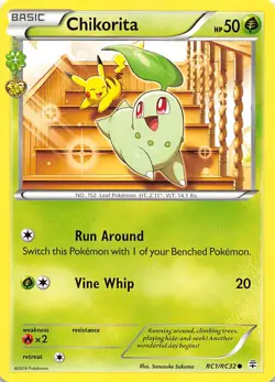 Chikorita RC1/RC32 Generations: Radiant Collection Pokemon 005003 - Image 1