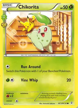 Chikorita RC1/RC32 Generations: Radiant Collection Pokemon 005002 - Image 1