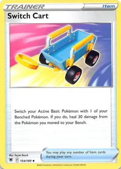 Switch Cart 154/189 SWSH10: Astral Radiance Pokemon 004968 - Image 1