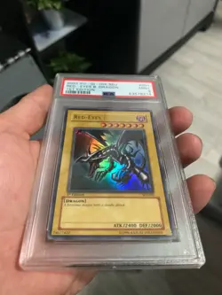 YuGiOh SDJ-001 - Red-Eyes B. Dragon - MINT - 1st Edition - PSA 9 - Ultra Rare! - Image 3