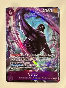 Vergo Alt Art OP14-061 One Piece TCG Azure Sea's Seven English NM - Image 1