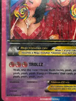 Exclusive Custom Made Nicki Minaj & 6ix9ine Pokemon Card - Image 2