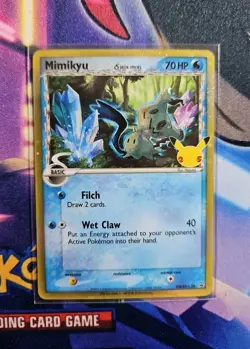 Pokemon Card - Mimikyu Sword & Shield Promo SWSH136 Holo - Image 1