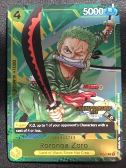 Roronoa Zoro (CS 2024 Event Pack) P-042 One Piece Promotion Cards Foil - Image 1