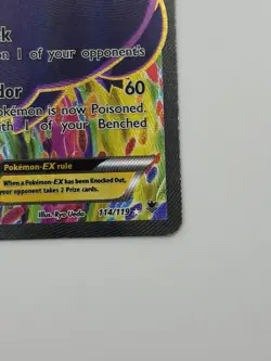 Pokemon TCG XY Phantom Forces Gengar EX Full Art Ultra Rare Card 114/119 - (NM) - Image 4