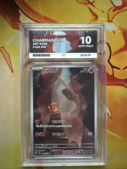 Charmander 168/165 Sv: Scarlet & Violet 151 Holo Japanese Pokemon Card Ace 10 - Image 1