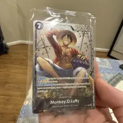 P-075 Monkey.D.Luffy Promo Card TS-02 Tin Set 02 ENGLISH SEALED - Image 1