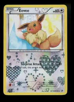 Eevee RC14/RC25 Legendary Treasures 2013 Holo Rare Pokemon Card TCG - Image 1