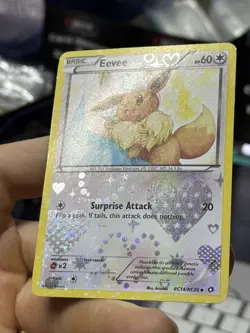 Eevee RC14/RC25 Legendary Treasures 2013 Holo Rare Pokemon Card TCG - Image 5