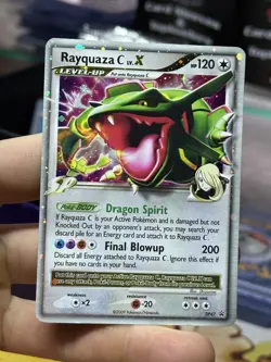 Rayquaza C LV.X DP47 Black Star Promo 2009 Holo Rare Pokemon Card TCG - Image 3