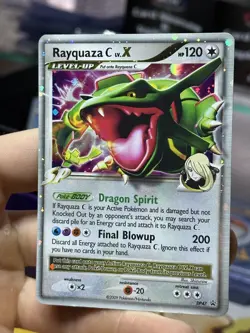 Rayquaza C LV.X DP47 Black Star Promo 2009 Holo Rare Pokemon Card TCG - Image 4